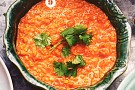 Röd linssoppa med kokos och tomat