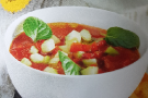 Gazpacho. Kall grönsakssoppa.