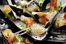 Vitvinskokta blÃ¥musslor frÃ¥n restaurang Kungsholmen