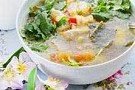 Asiatisk supersmal kycklingsoppa med lågt gi