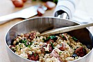 Risotto con salsiccia