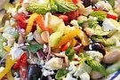 Grekisk sallad med vita bönor