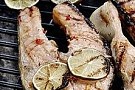 Grillad lax med lime och chili