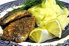 Strömmings- flundror med potatismos