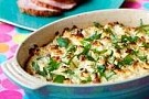 Lchf blomkÃ¥lsgratäng med kassler