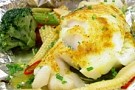 Fisk i folie med currysmör