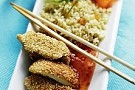 Chicken nuggets med bulgur