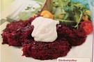 Rödbetsbiffar med getostcreme