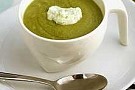 Illgrön soppa med fetaoströra