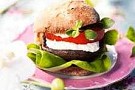 Portabelloburgare med parmesankräm