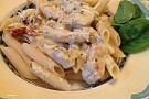 Pasta pollo spinaci
