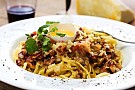 Spaghetti á la carbonara