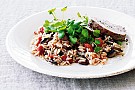 Fläskfilé med krämig risotto