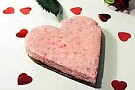 Smal cheesecake i hjärtform