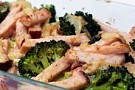 Broccoligratäng med kassler