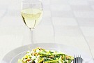 PastasÃ¥s med citron, rökt lax och dill