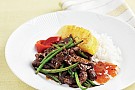 Bulgogi med currystekt ananas