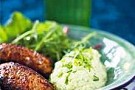 Köttfärsbiffar med grönsakspuré