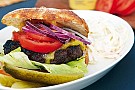 Per Morbergs hamburgare med hembakt bröd