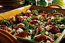 Festkyckling med rucola